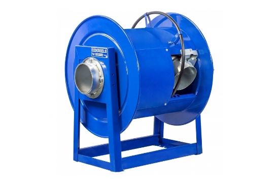 Vacuum Hose Reel for Air Exhaust Service - 24-40 Length Capacities
