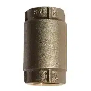 1-1/4" Brass Check Valve for DC Washdown/Fill Pumps
