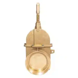 RIV Brass Piston Valve 4 Bolt Flange x FNPT