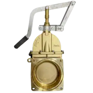 4"-8" RIV Brass Piston Valve Kit With Handle-4 Bolt Flange x Flange