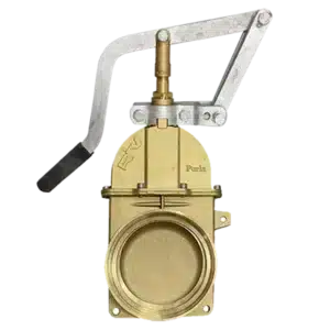 4"& 6" RIV Brass Piston Valve Kit with Handle-4 Bolt Flange x NPT