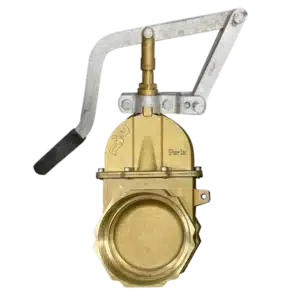 4"& 6" RIV Brass Piston Valve Kit With Handle-NPT x NPT