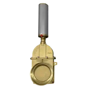 RIV piston valve with hydraulic actuator