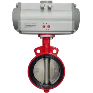 3"-6" Butterfly Valve with Double Acting Air Actuator Kit
