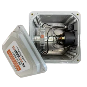 control box with timer